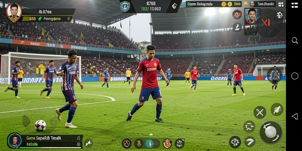 Tampilan gameplay dari 8768 yang menegangkan dan seru.