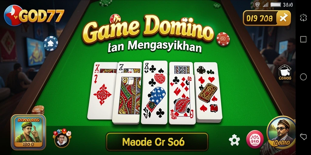 Screenshot gameplay menunjukkan serunya bermain Domino.