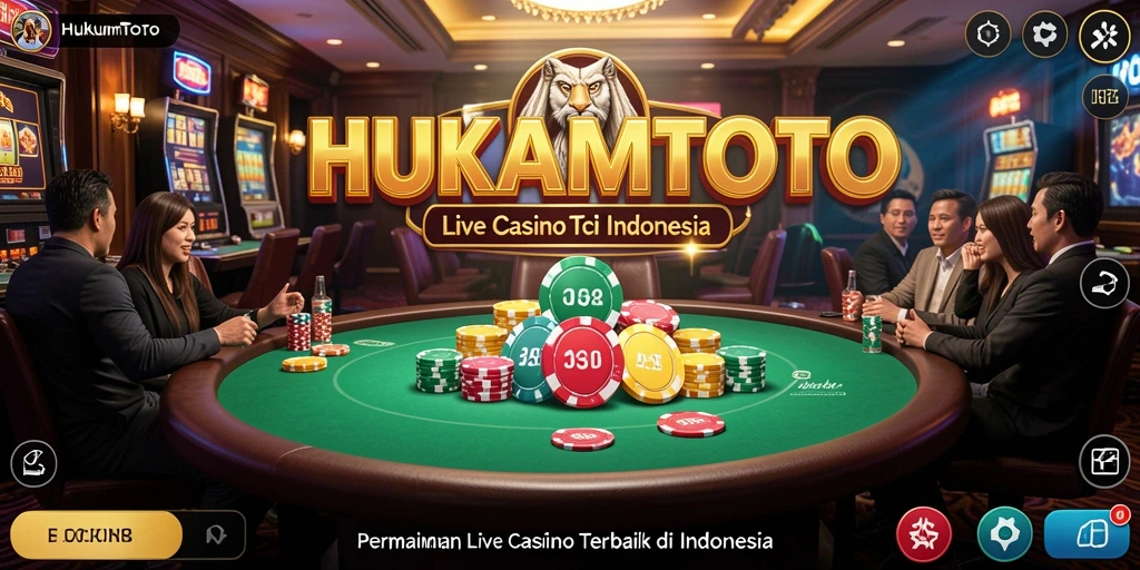 Gambaran gameplay Live Casino HUKUMTOTO yang menarik dan interaktif.