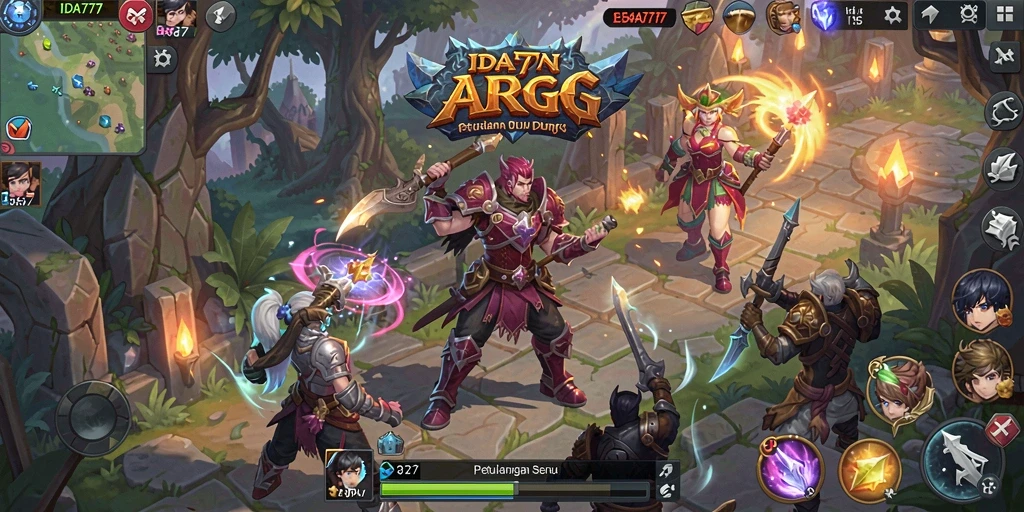 Gameplay menarik dan seru di dunia ARPG yang luas.