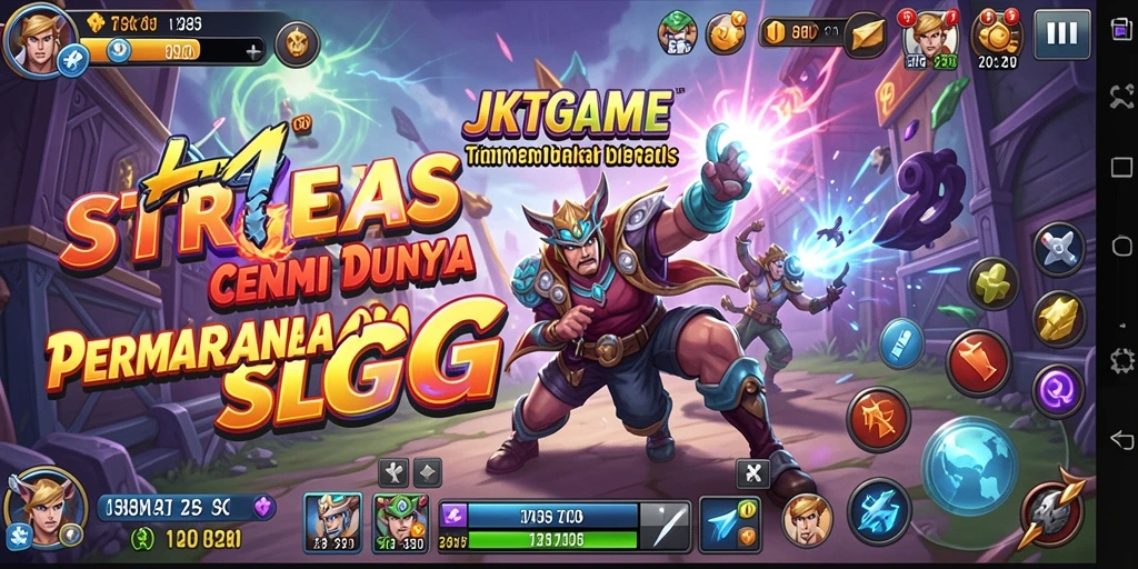 Tampilan menarik dari gameplay SLG JKTGAME yang menarik.