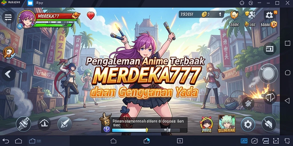 Tangkapan layar utama MERDEKA777 menampilkan aksi bertempur yang mendebarkan.